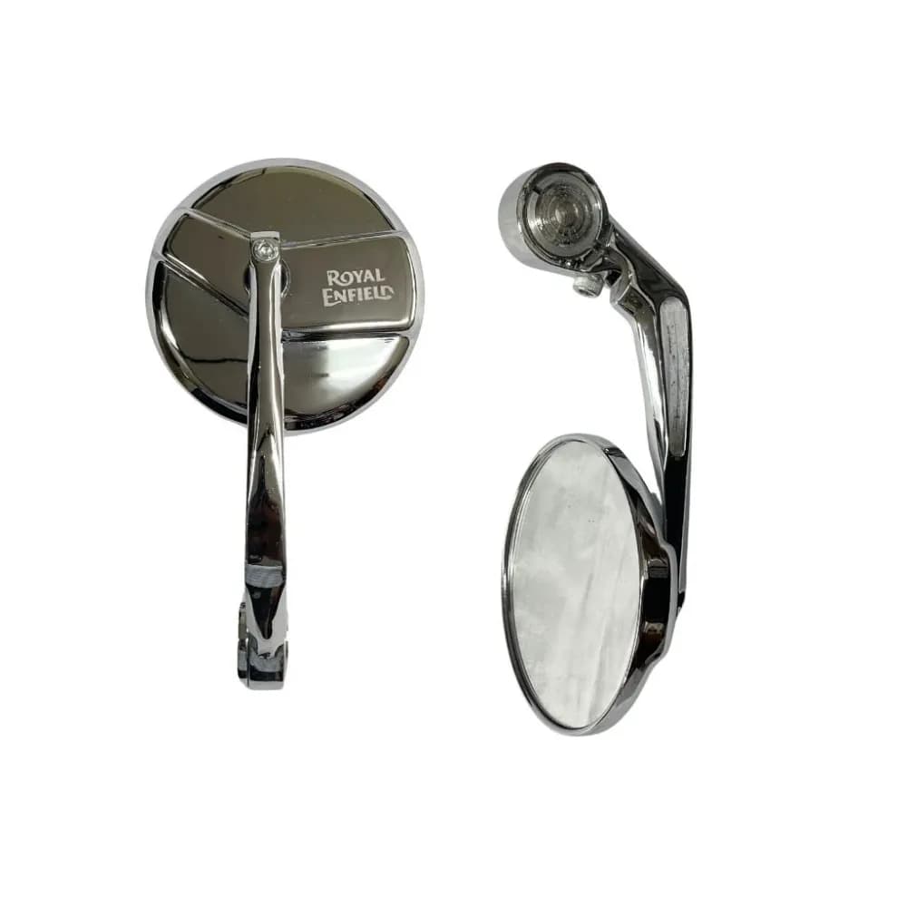 ROYAL ENFIELD CHROME BAR END MIRROR
