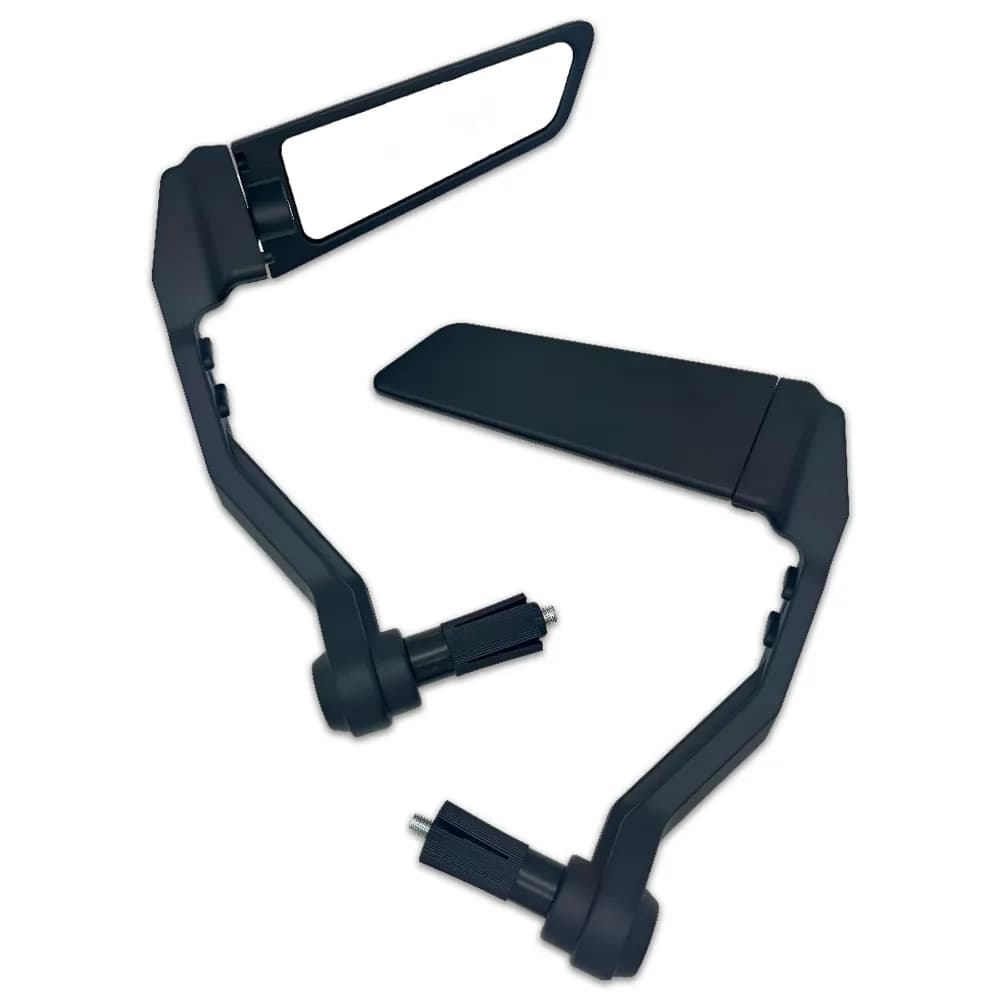 Universal Motorcycle 180° Adjustable Rotating Rear View Mirror Wing Handlebar Fitting For Motorcycle and Scooters
