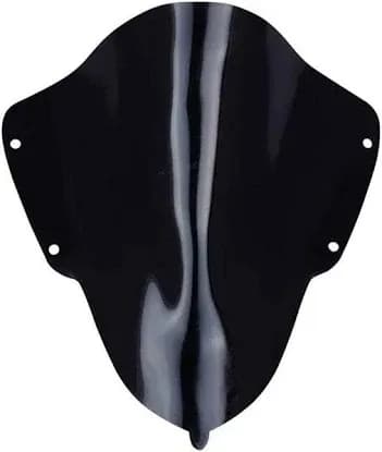 R15 V3 BUBBLE VISOR BLACK